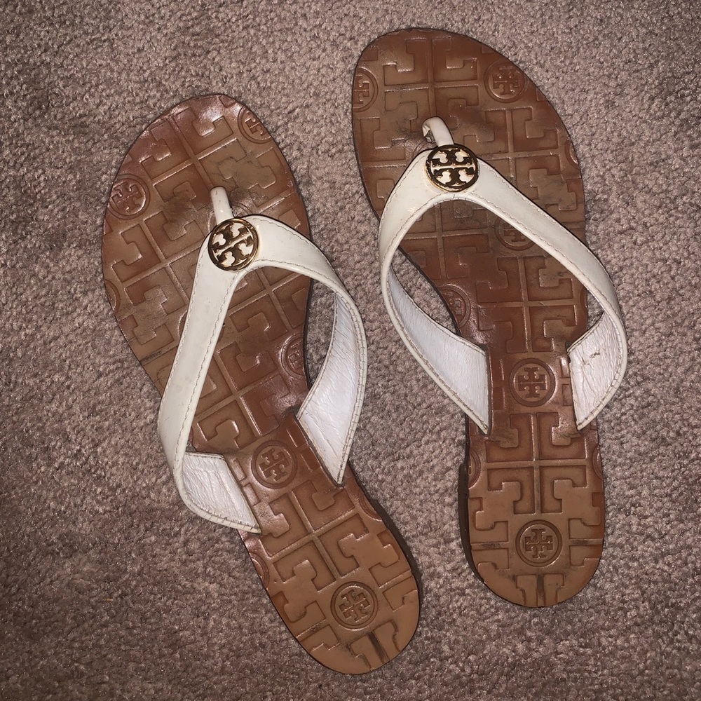 Tory Burch White Thora Sandal